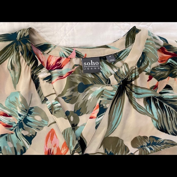 New York & Co Floral Shirt - Picture 5 of 7